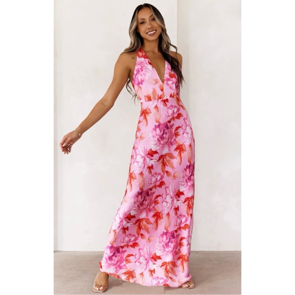 Hello Molly Dresses & Skirts - HELLO MOLLY | NWT Fleur Fantasia Maxi Dress in Pink, Size XL